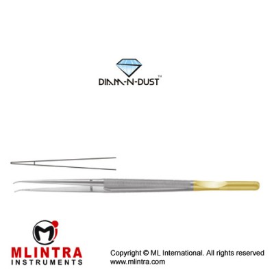 Diam-n-Dust™ Micro Suturing Forcep Straight - With Counter Balance Stainless Steel, 21 cm - 8 1/4"